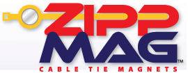 ZippMag Powerful Neodymium Magnets Cable Tie