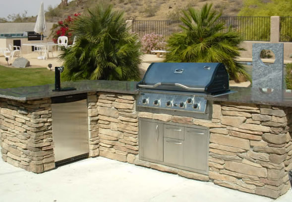 Tuck Point stone joints in your new outdoor kitchen with the RocKit Grout Gun